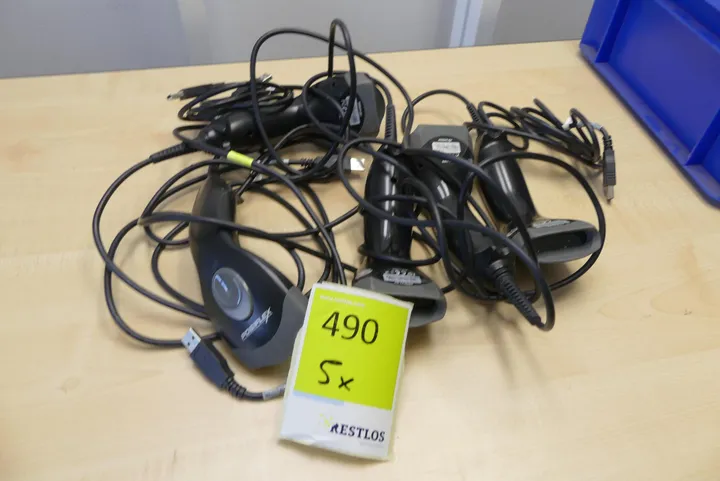 5x Posiflex - Scanner Umfang: nur der Inhalt, ohne Kiste